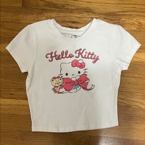 Hello Kitty White crop top